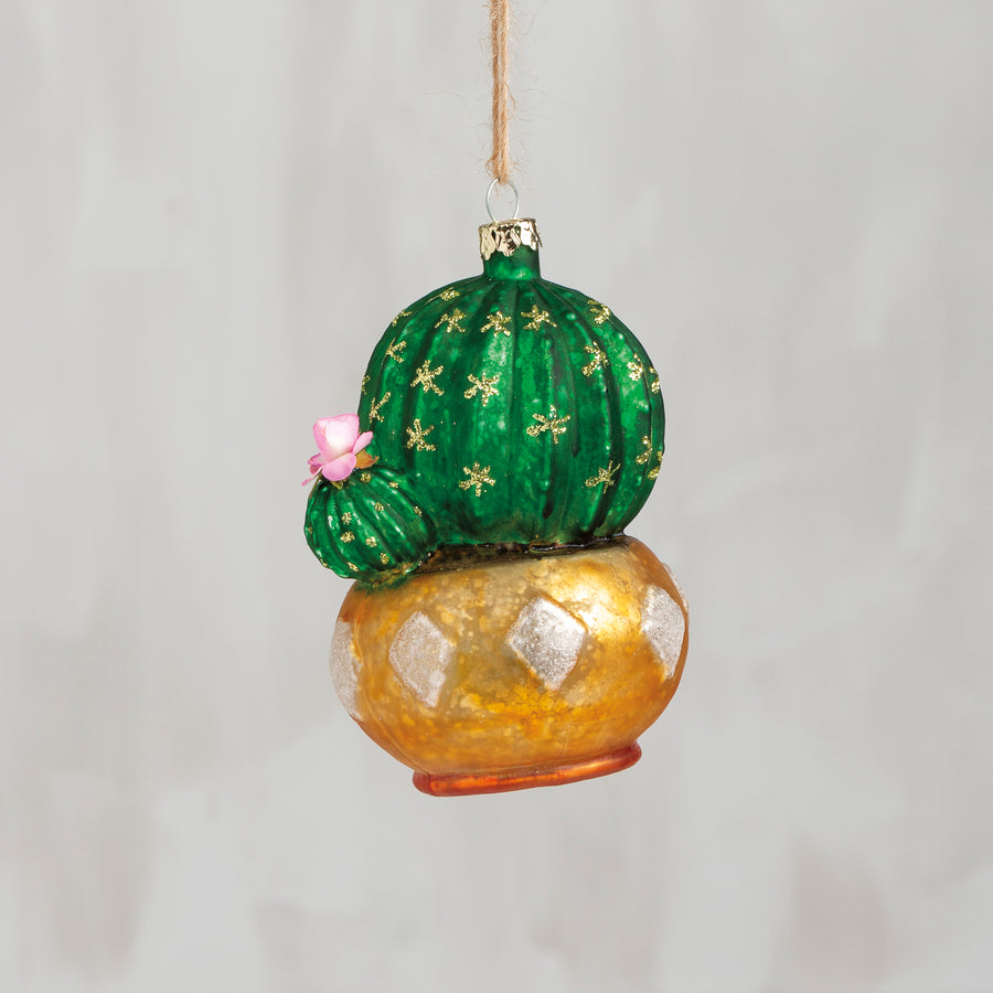 Prickly Pear Cactus Ornament