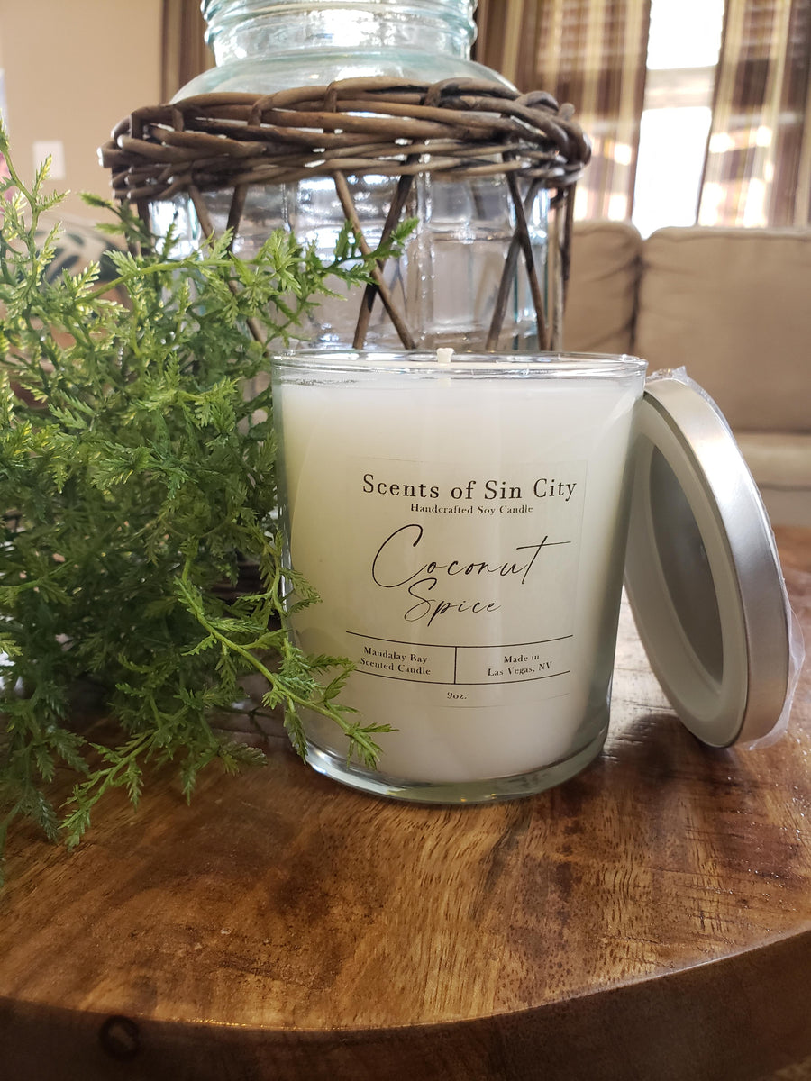Scents of Sin City Candle: Coconut Spice