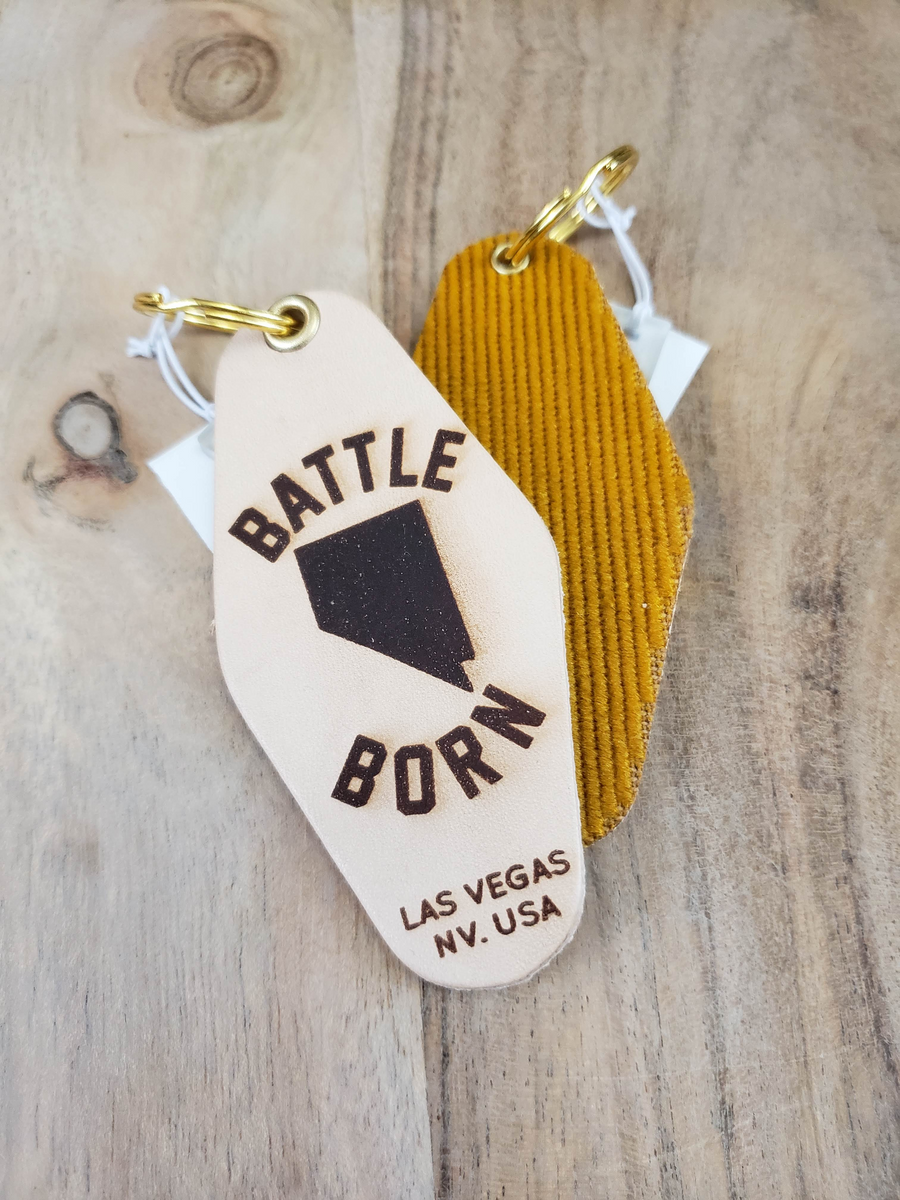 Battle Born Las Vegas Keychain