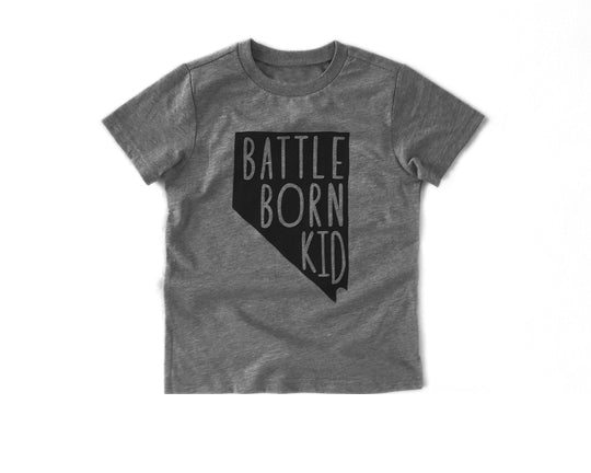 Las Vegas Nevada Battle Born Kids Tee Shirt State Pride