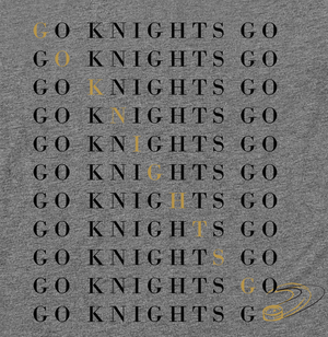 Up close Go Knights Go Hockey Shirt Tee Golden Knights Vegas Go Knights Go Shirt