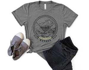 Nevada State Seal All for our country tee shirt tshirt