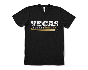 Hockey Night in Las Vegas Tee Shirt Vegas Hockey Knight Shirt Local VGK Golden Knights