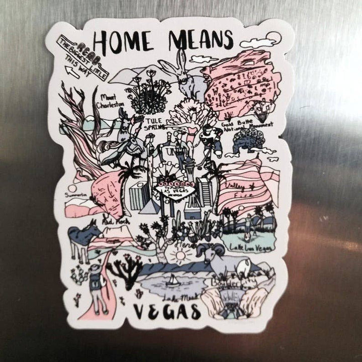 Home Means Las Vegas Magnet