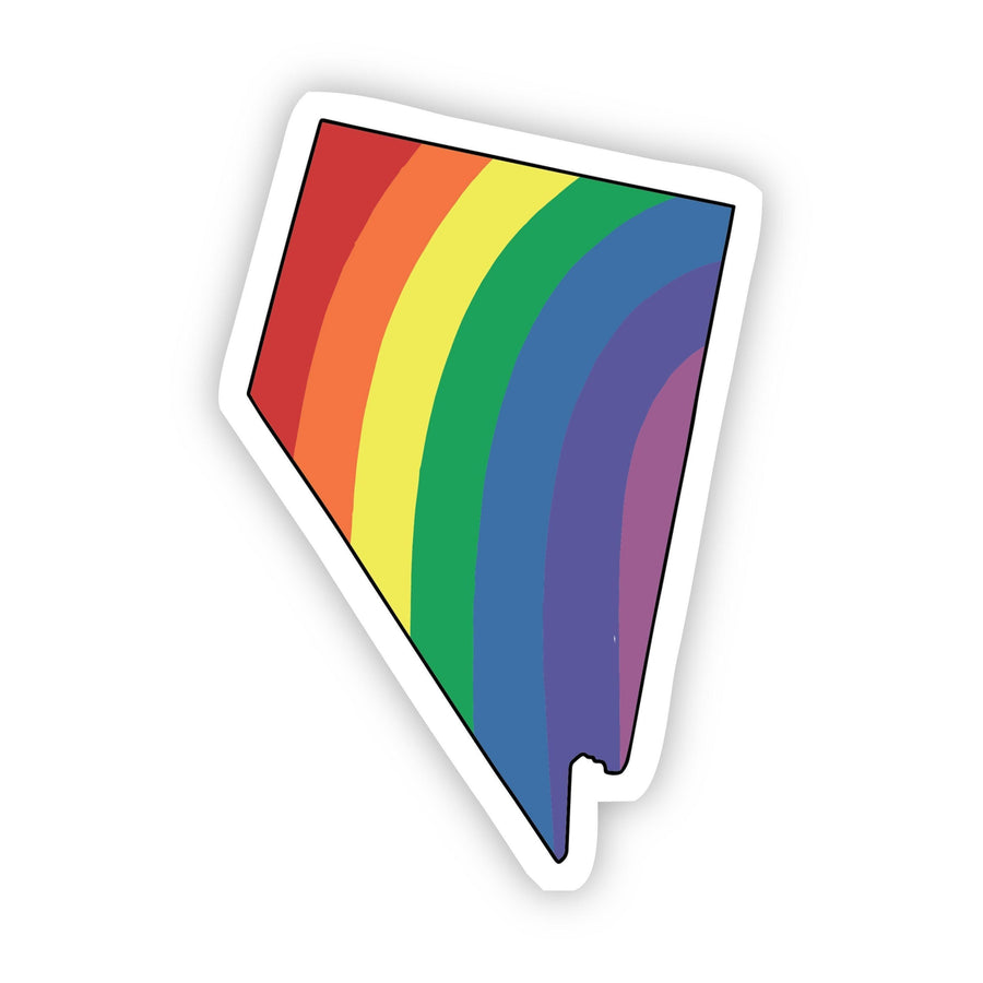 Nevada Pride Sticker Rainbow Las Vegas