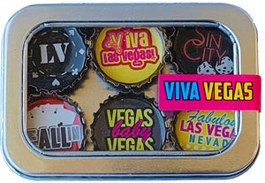 Viva Las Vegas Magnet Set